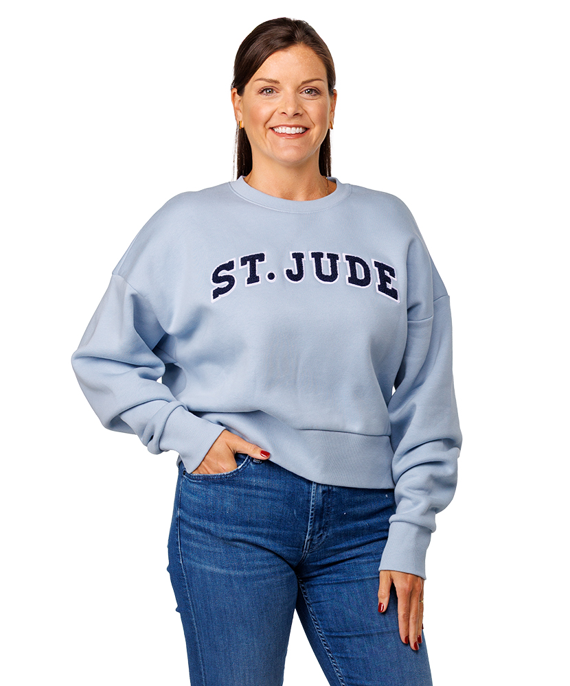 Primary image St. Jude Ladies Crop Sweatshirt